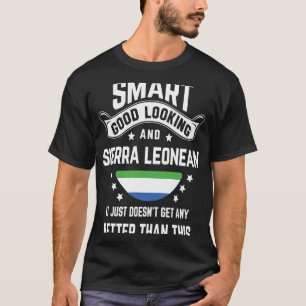 Camiseta Serra Leoa Bandeira Orgulho Nativo Serra Leoa Roo