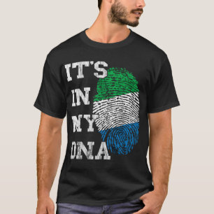 Camiseta Serra Leoa No Meu DNA Siera Leonean Thumbmar