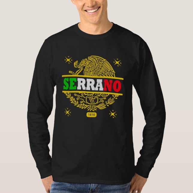 CAMISETA SERRANO MEXICO GOLD (Frente)