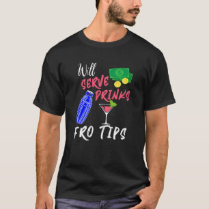 Camiseta Serve Bebidas Para Dicas