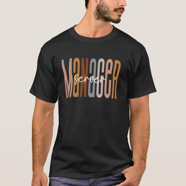 Camiseta Server Manager Squad Funny Server Manager Crew (Frente)