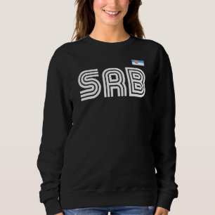 Camiseta Sérvia Bandeira Retrointernacional País Sérvio Pr