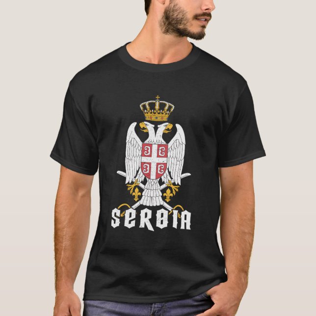 Camiseta Sérvia Sérvia Sérvia Sérvia Sérvia Sérvia Sérvia S (Frente)