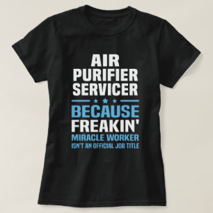 Camiseta Servicador de purificador de Ar