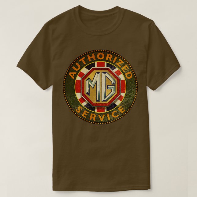 Camiseta Serviço Autenticado MG (Frente do Design)