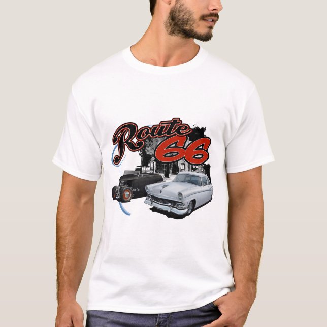 Camiseta Serviço da rota 66 (Frente)
