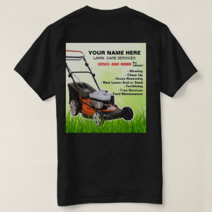 Camiseta Serviço de Árvore de Grama de Paisagem de Lawn Car