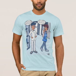 Camiseta Serviço de atendimento ao cliente azul claro