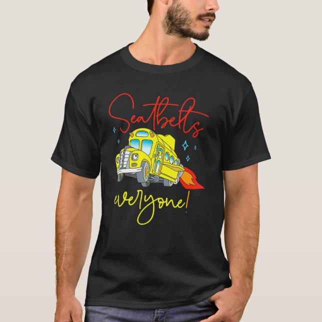 Camiseta Serviço De Condutor De Ônibus Para Todos Os Barrag (Frente)