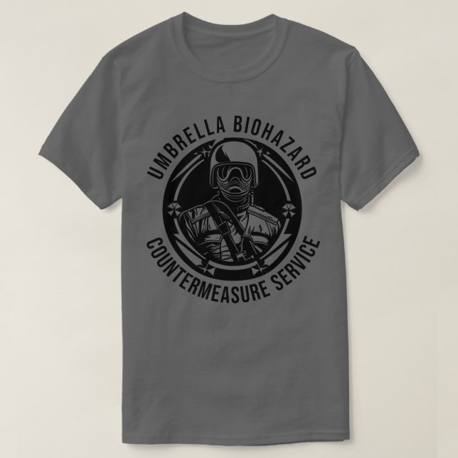 Camiseta Serviço de Conserção de Risco Biológico (Frente do Design)