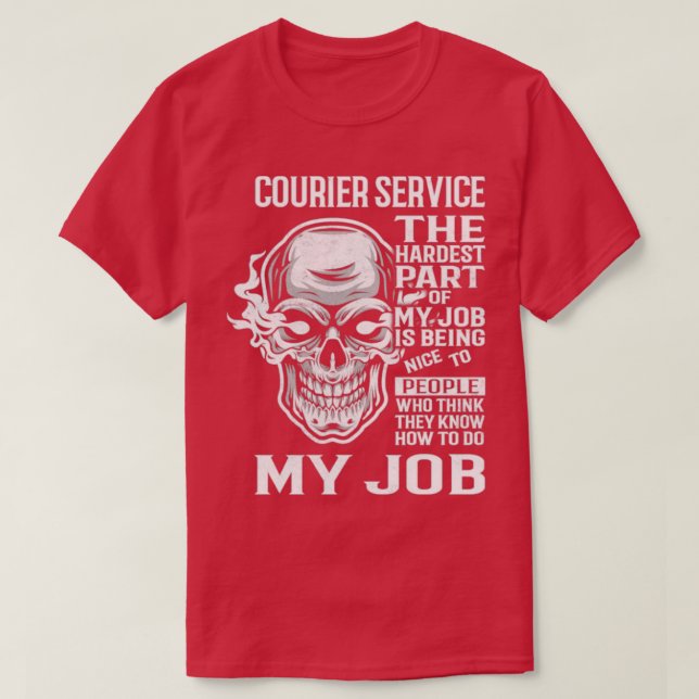 Camiseta Serviço de Courier (Frente do Design)