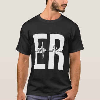 Camiseta Serviço de Emergência Sala de Emergência Enfermeir