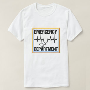 Camiseta Serviço de Emergência Sala de Saúde Nur
