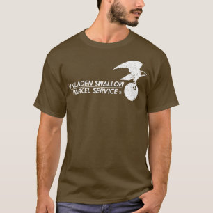 Camiseta serviço de encomendas em vazio