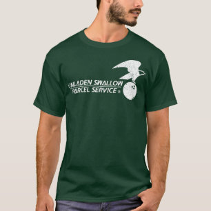 Camiseta serviço de encomendas em vazio