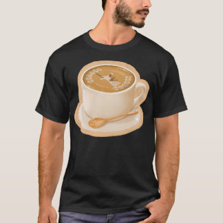 Camiseta Serviço de Entrega do Kiki S Latte Cafe Art