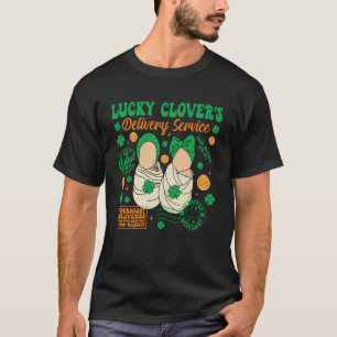 Camiseta Serviço de Entrega do Trevo da Sorte Dia de São Pa