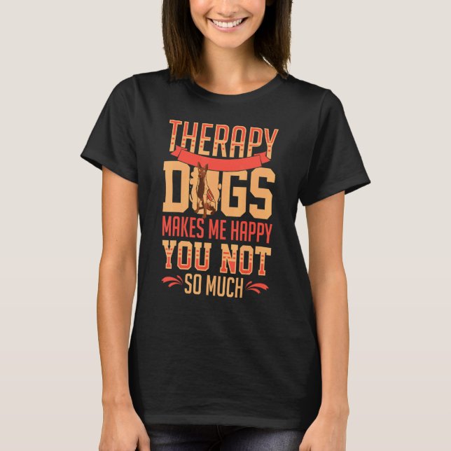 Camiseta Serviço de Formação de Cães Terapêutica Cães Assis (Frente)