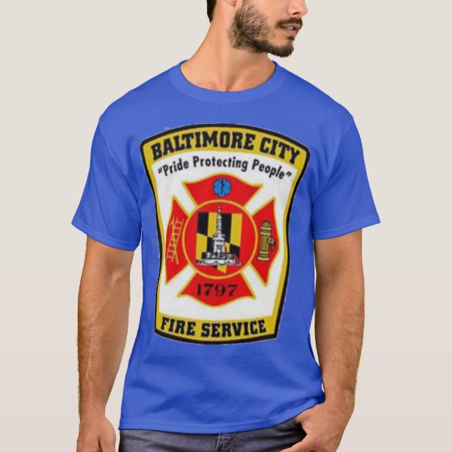 Camiseta Serviço de Incêndio em Baltimore (Frente)