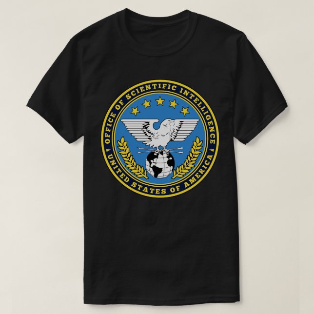 Camiseta Serviço de Informações Científicas (Frente do Design)