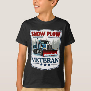 Camiseta Serviço de Inverno Limpa Neve Veterano Aposentado 