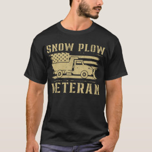 Camiseta Serviço de Inverno Limpa Neve Veterano Aposentado