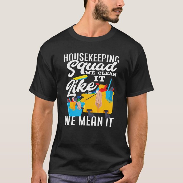 Camiseta Serviço de Limpeza Agregado Doméstico+ (Frente)