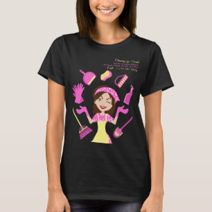 Camiseta Serviço de Limpeza Casa de Janitorial Diário