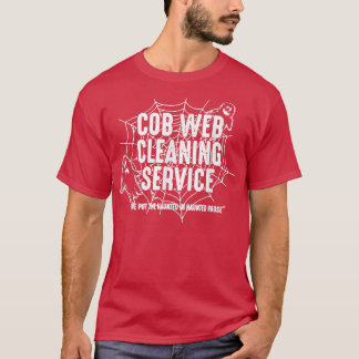 Camiseta Serviço De Limpeza Da Web Cob Colocamos O Hallow A