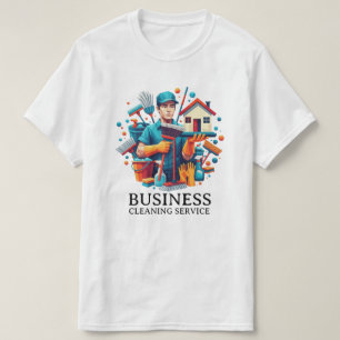Camiseta Serviço de Limpeza de Casa Moderna Serviço de Limp