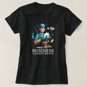 Camiseta Serviço de Limpeza de Casa Moderna Serviço de Limp