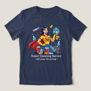 Camiseta Serviço de Limpeza de Casa Moderna Serviço de Limp