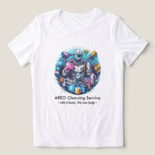 Camiseta Serviço de Limpeza de Casa Moderna Serviço de Limp