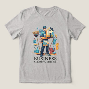 Camiseta Serviço de Limpeza de Casa Moderna Serviço de Limp