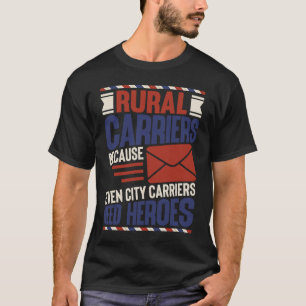 Camiseta Serviço de Posto da Transportadora Postal de Corre