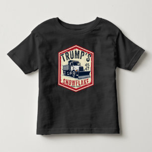 Camiseta Serviço de Remoção de Flocos de Neve de Trump Nata