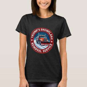 Camiseta Serviço de Remoção de Flocos de Neve de Trump Piad
