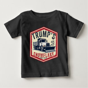 Camiseta Serviço de Remoção de Flocos de Neve do Trump Nata