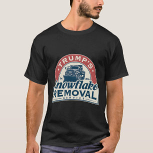 Camiseta Serviço de Remoção do Floco de Neve de Trump Funny