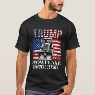 Camiseta Serviço de Remoção do Floco de Neve Funny Donald T