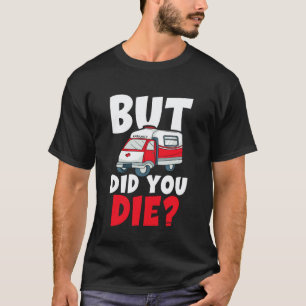 Camiseta Serviço de Resgate Dizendo Paramédico
