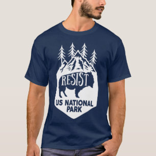 Camiseta Serviço de Resistência do Parque Nacional dos EU