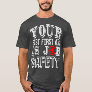 Camiseta serviço de salvamento paramédico 1o aider
