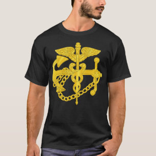 Camiseta Serviço de Saúde Pública USPHS com Texto Cruzado