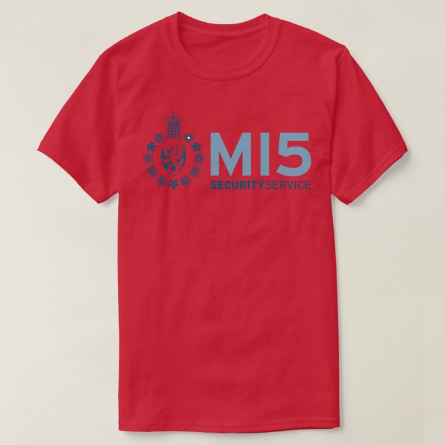 Camiseta Serviço de Segurança MI5 (Frente do Design)