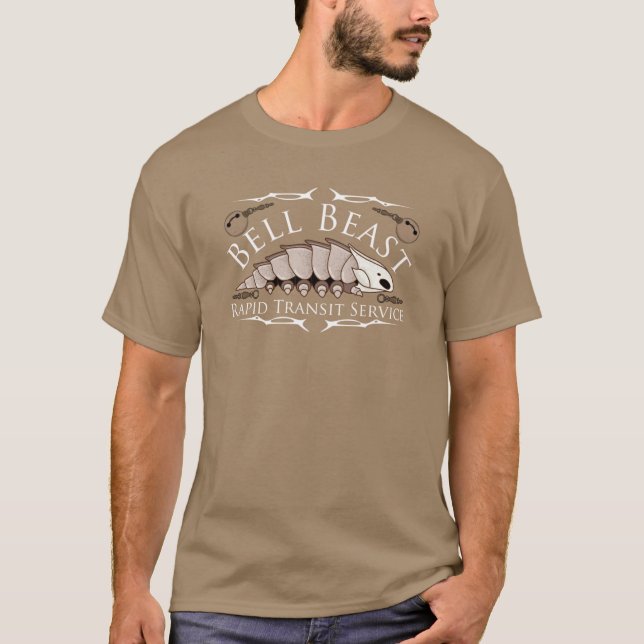 Camiseta Serviço de Trânsito Rápido da Besta Sino Cavaleiro (Frente)
