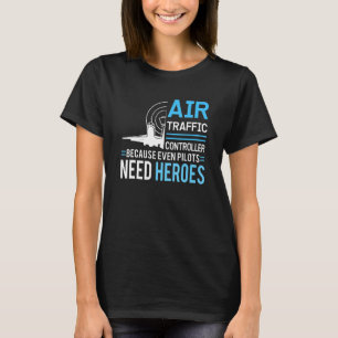 Camiseta Serviço de Voo de Aeronaves de Controlador de Tráf