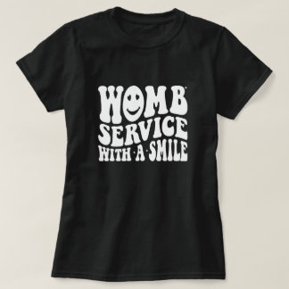 Camiseta Serviço de Womb com Trabalho e Entrega de Sorriso