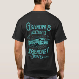 Camiseta Serviço do táxi do vovô - vintage