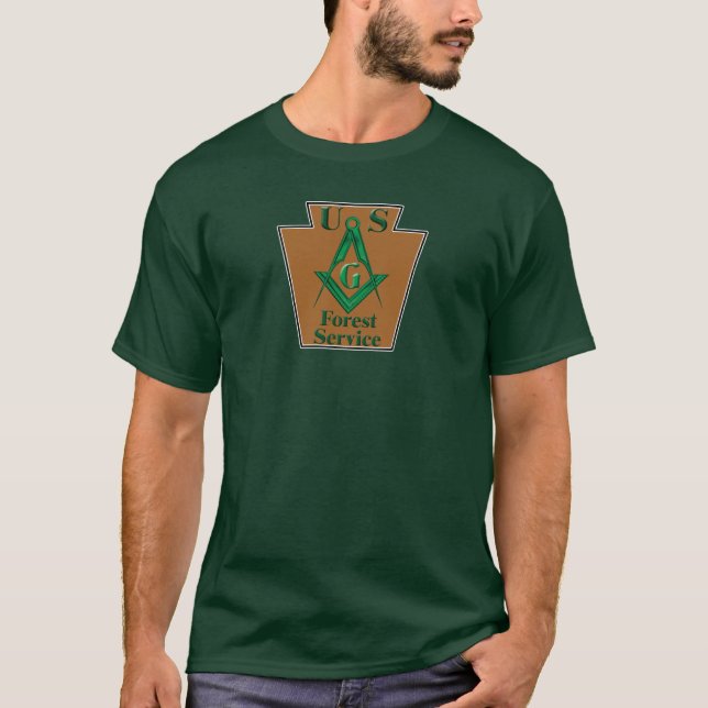 Camiseta SERVIÇO FLORESTAL do pedreiro (Frente)